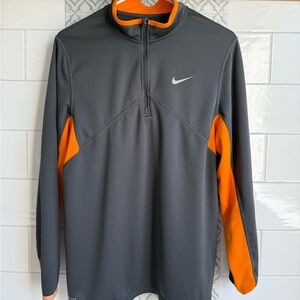 Nike Men's Performance Jacket in Charcoal and Orange